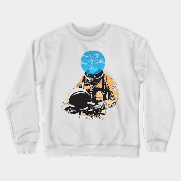 Dream Big Crewneck Sweatshirt by parallelish